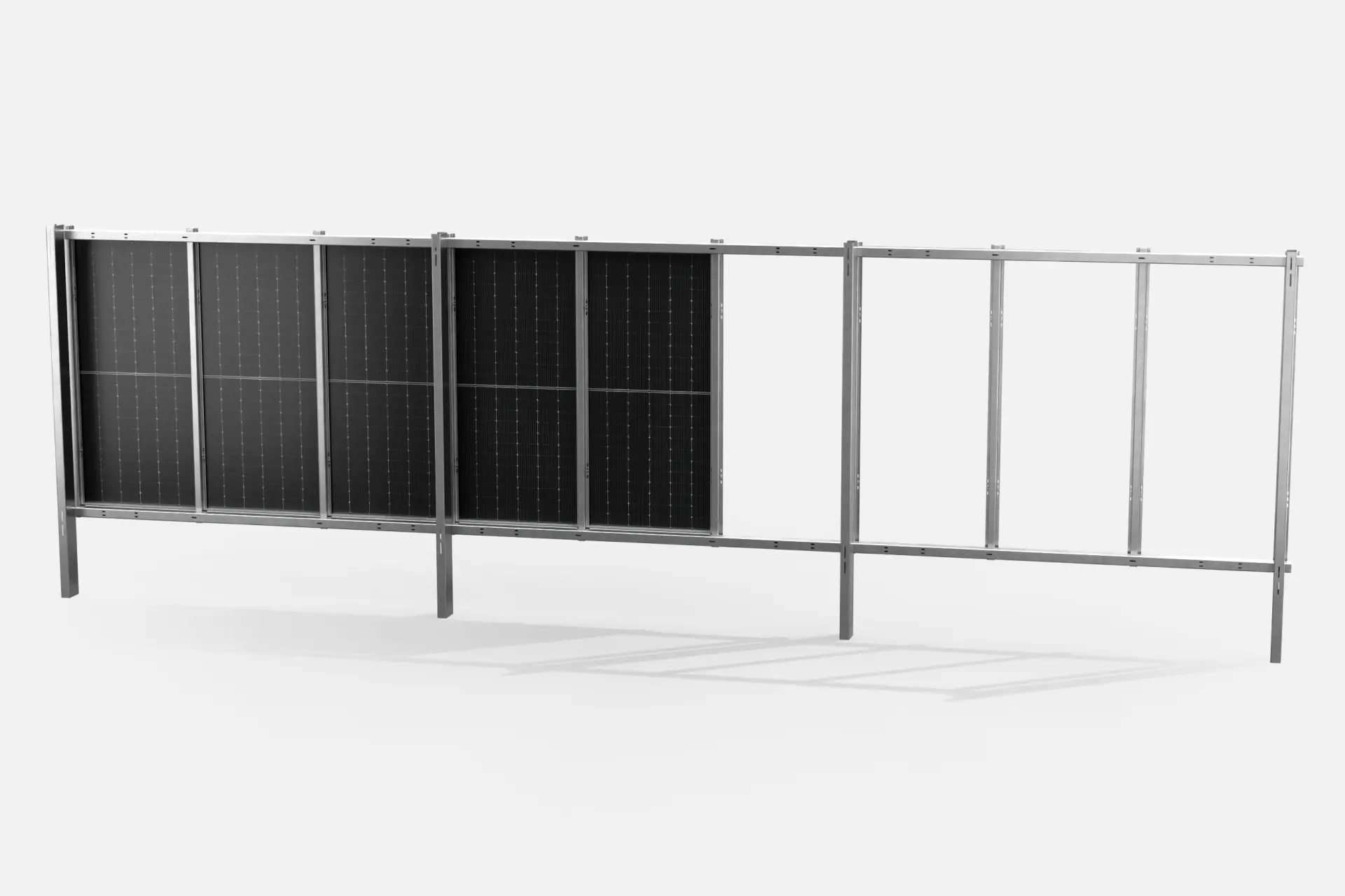 Konstrukcja agrowoltaiczna AgroWall