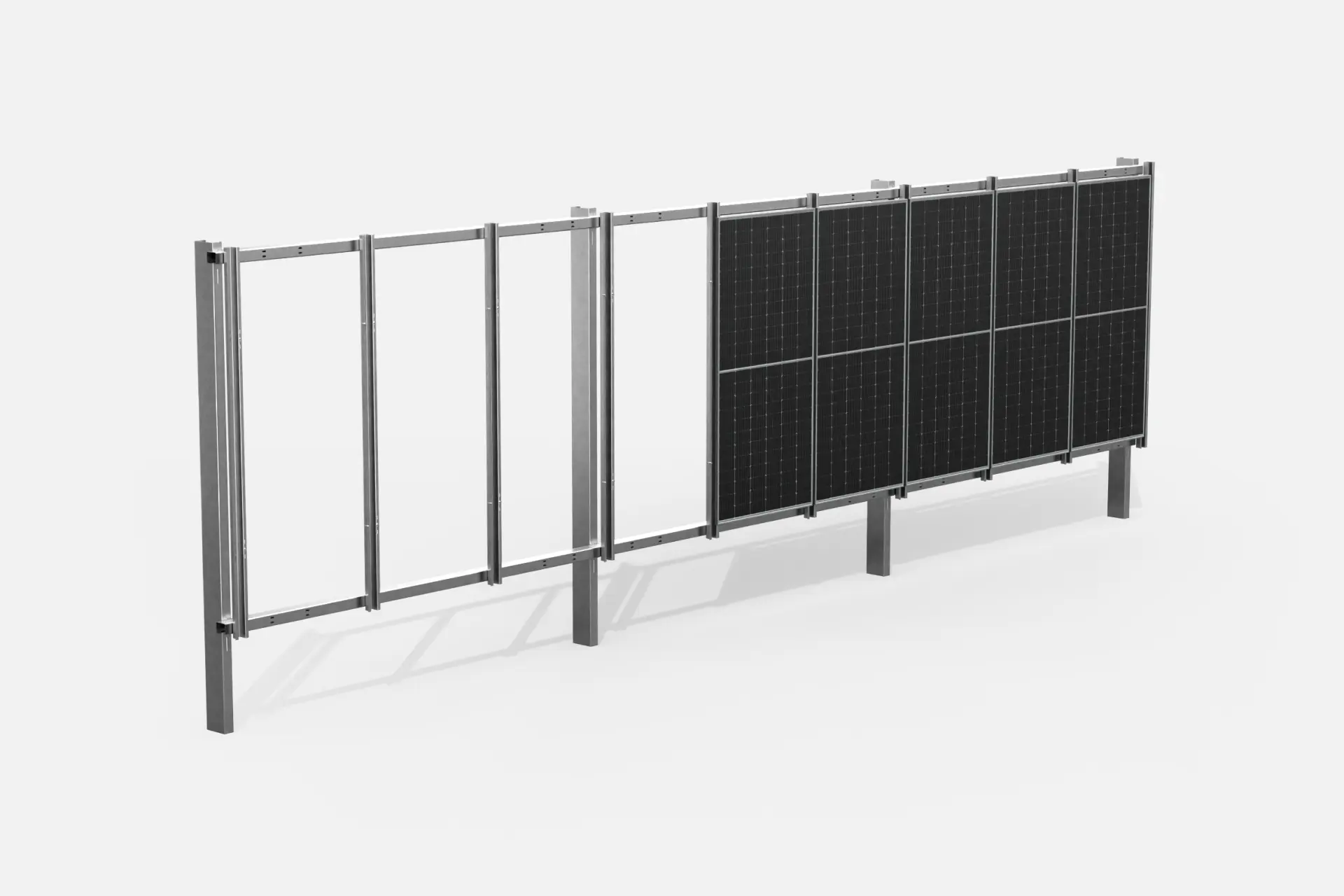 Konstrukcja agrowoltaiczna AgroWall