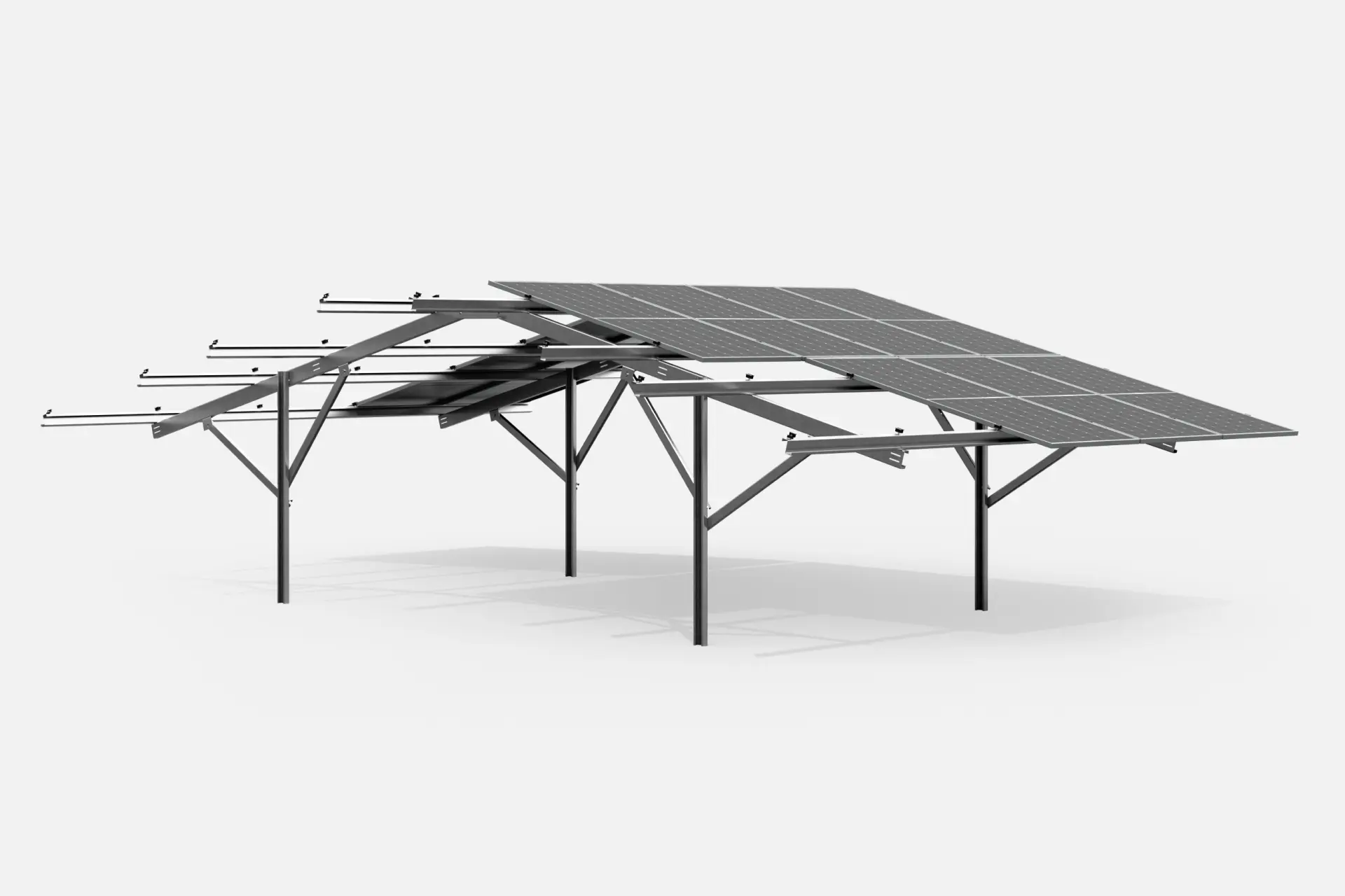 Konstrukcja wolnostojąca EW2-V2xN Dwupodporowa