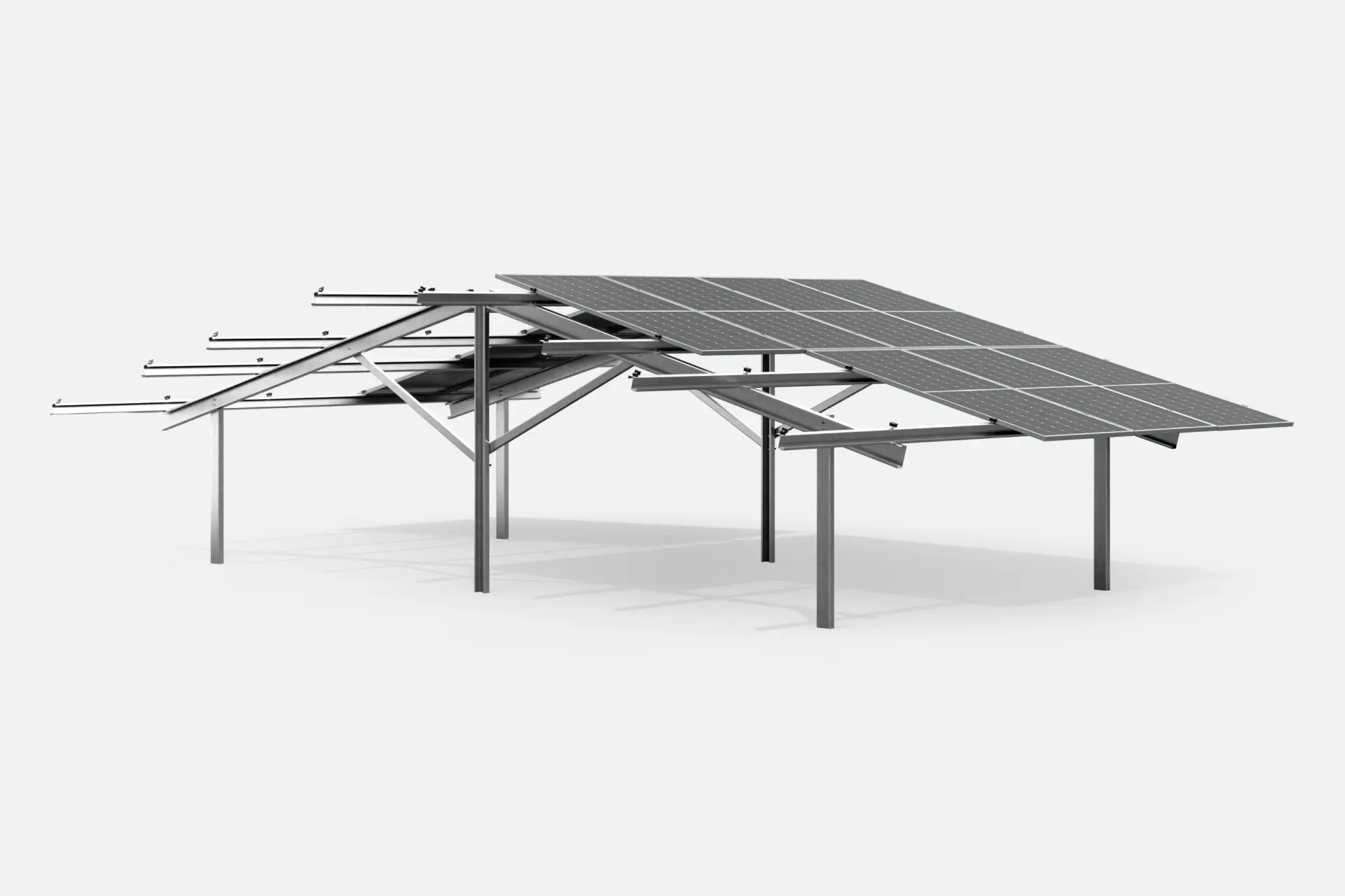 Konstrukcja wolnostojąca EW3-V2xN Trzypodporowa