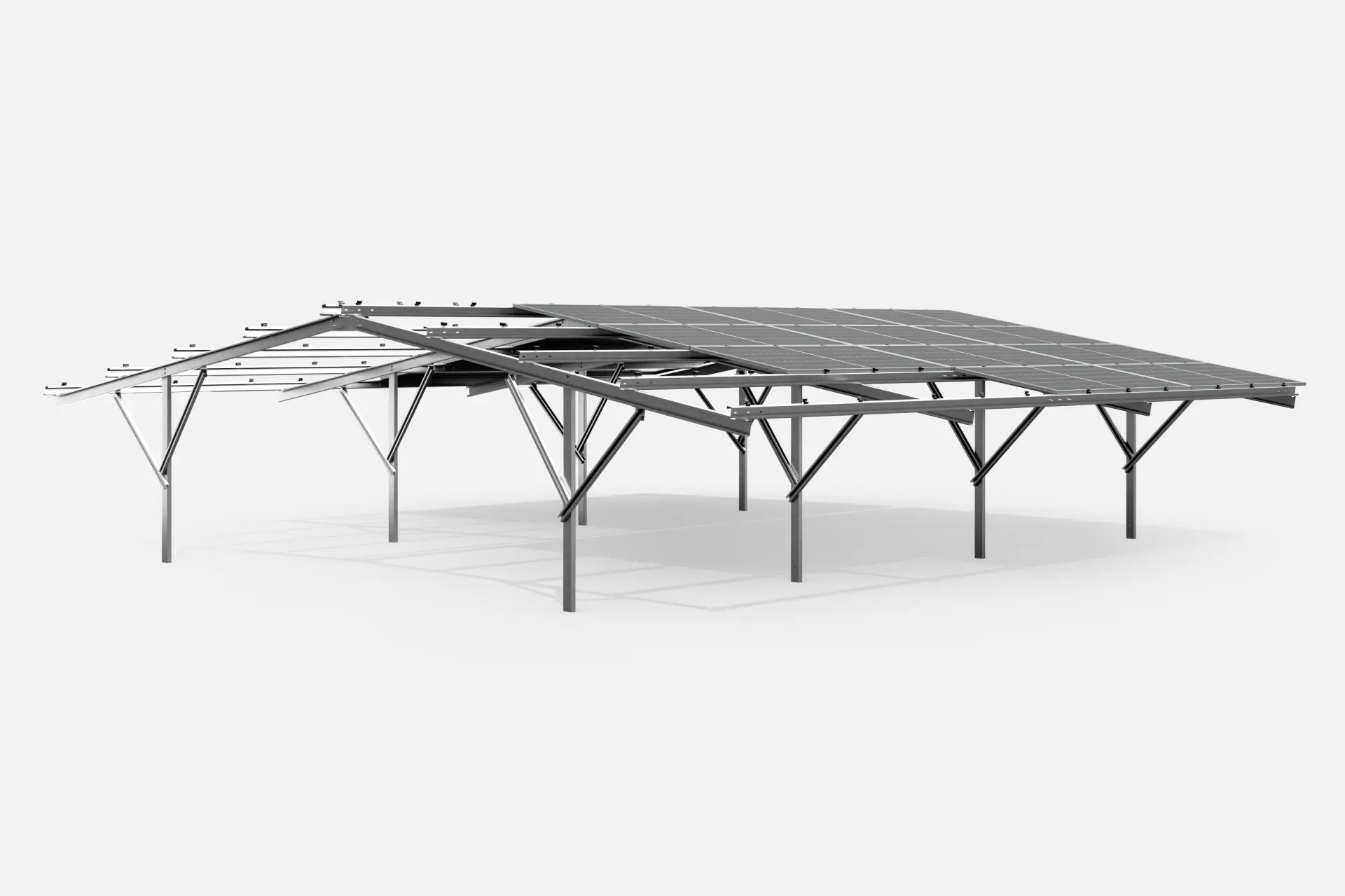 Konstrukcja wolnostojąca EW2-H4xN Dwupodporowa