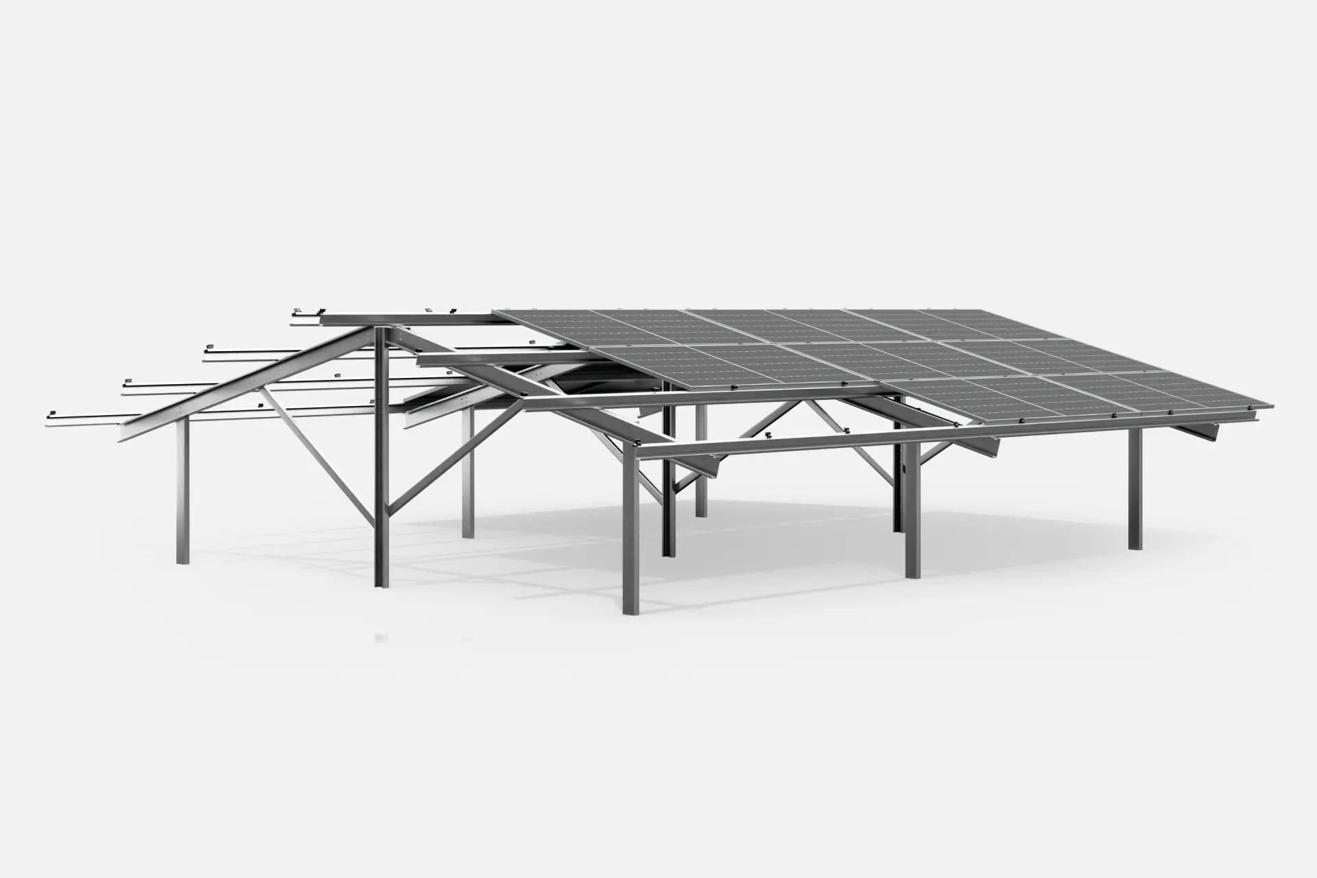 Konstrukcja wolnostojąca EW3-H3xN Trzypodporowa