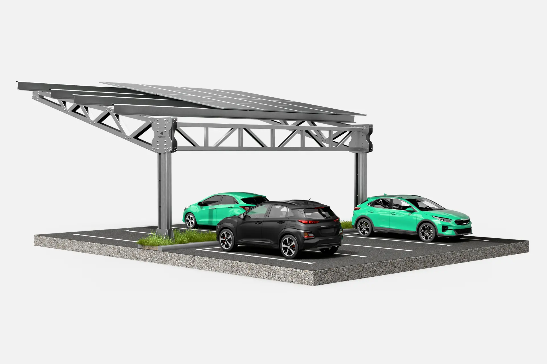 Wiata garażowa Carport 1/2 Y