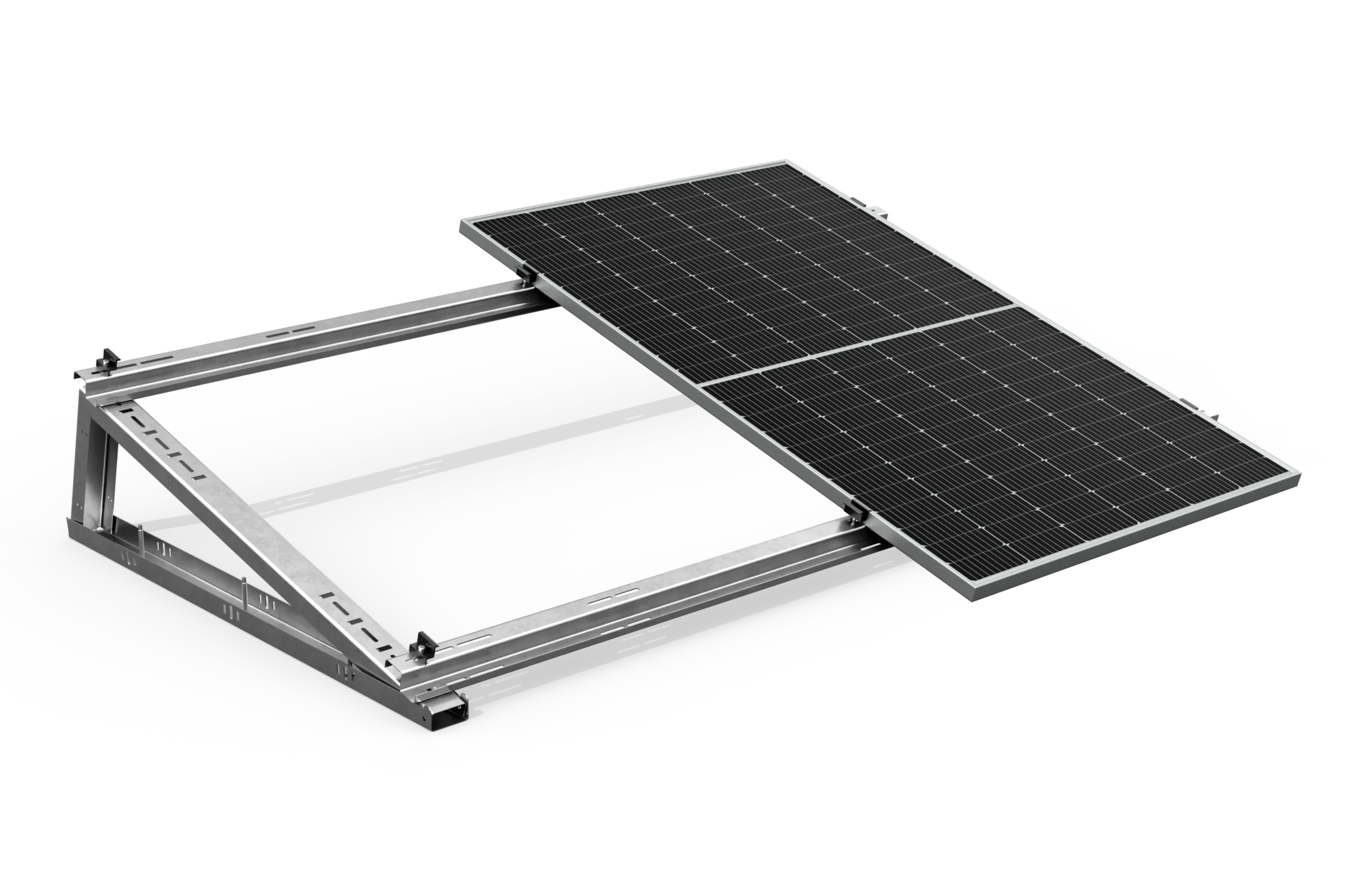 Konstrukcja przykręcana na dach płaski